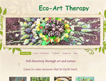 Tablet Screenshot of ecoarttherapy.com
